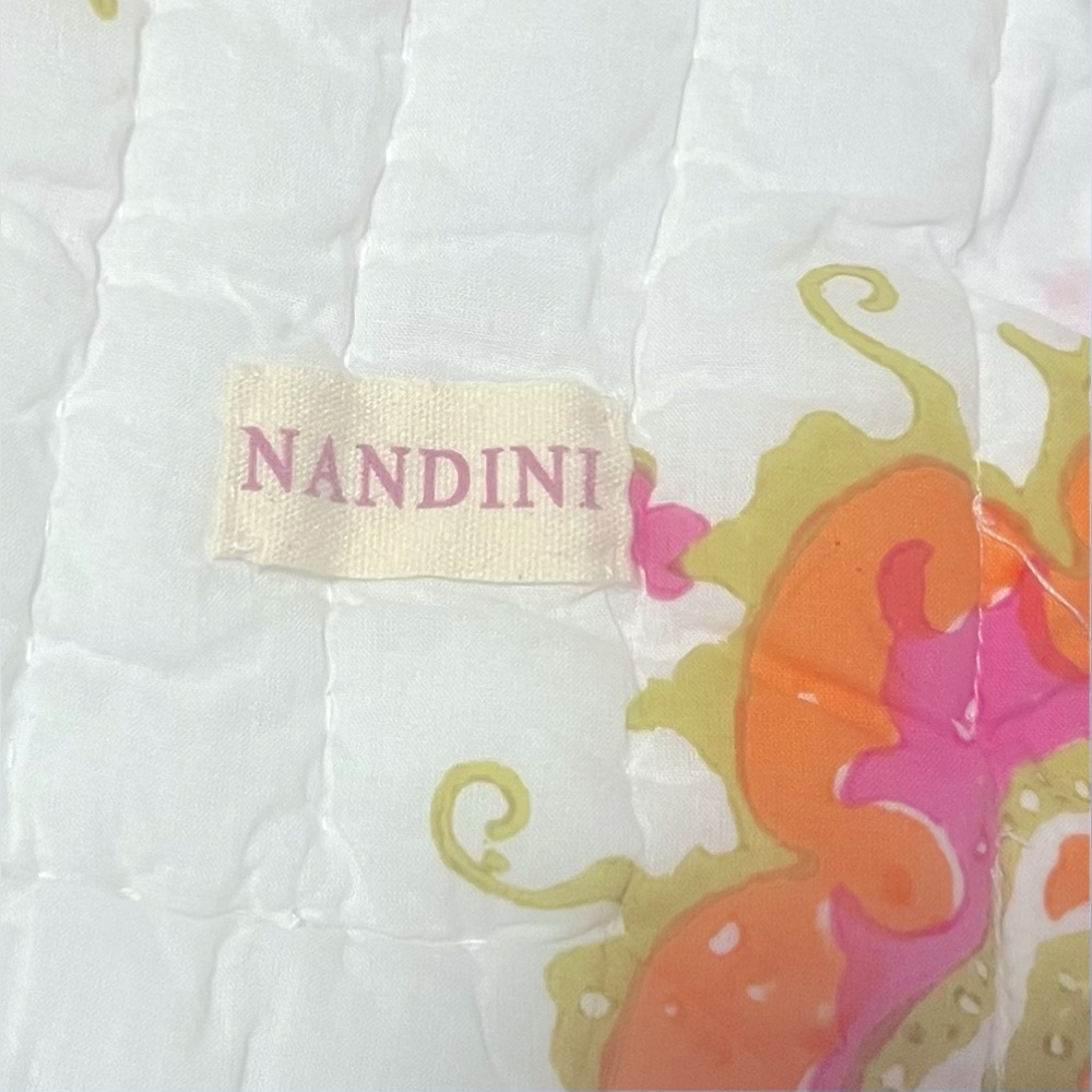 EUC-Never Used-Nandini-Baby Blanket Plush 100% Cotton for Babies-Quilt @44”X30”